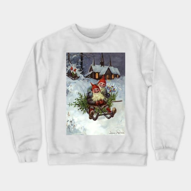 “Gathering Pine Boughs” by Jenny Nystrom Crewneck Sweatshirt by PatricianneK